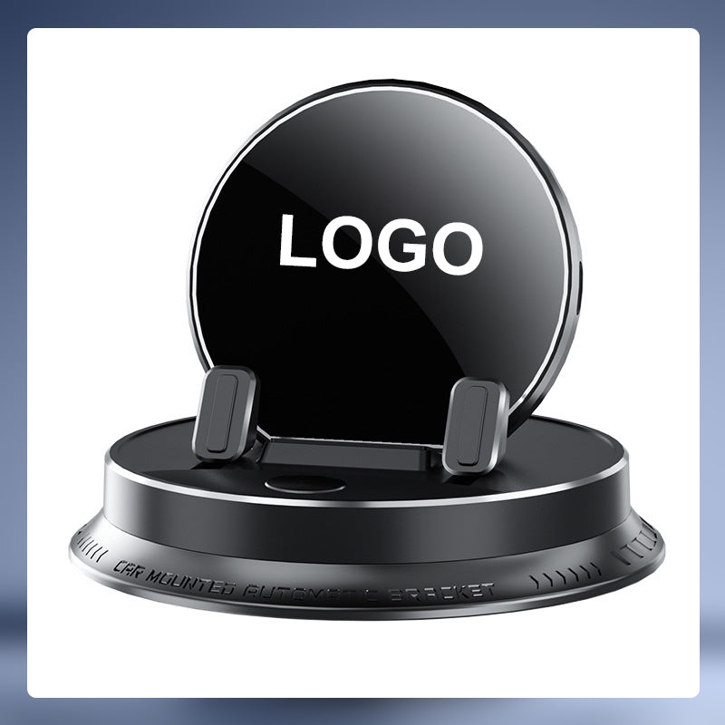 Monikäyttöinen sähköauton kojelaudan matkapuhelimen haltija logolla varustettuna