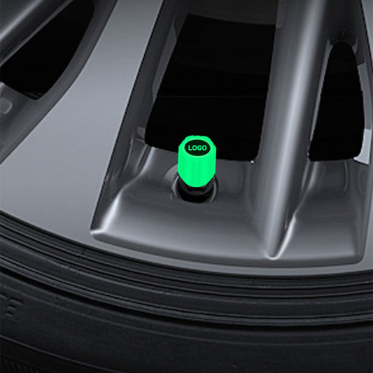 Räätälöity autonrenkaan valaiseva venttiilikorkki（4 kpl）