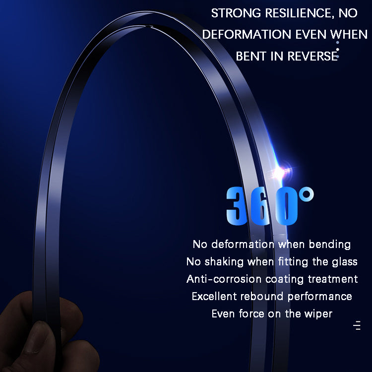 🌈 Tysta, benfria vindrutetorkare i kolfiber - ger din bil stil, tystnad och klarhet!